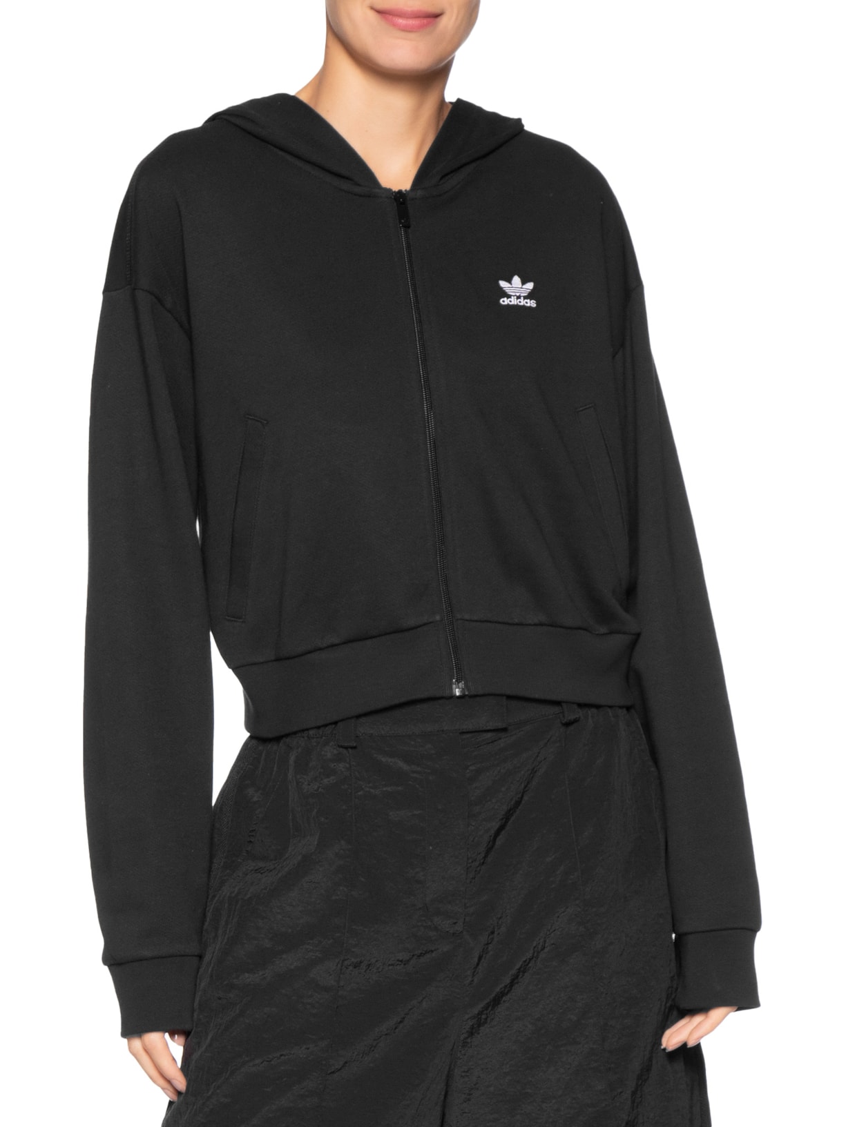 Jaqueta Feminina Essential Ft Hd Preto Adidas Originals