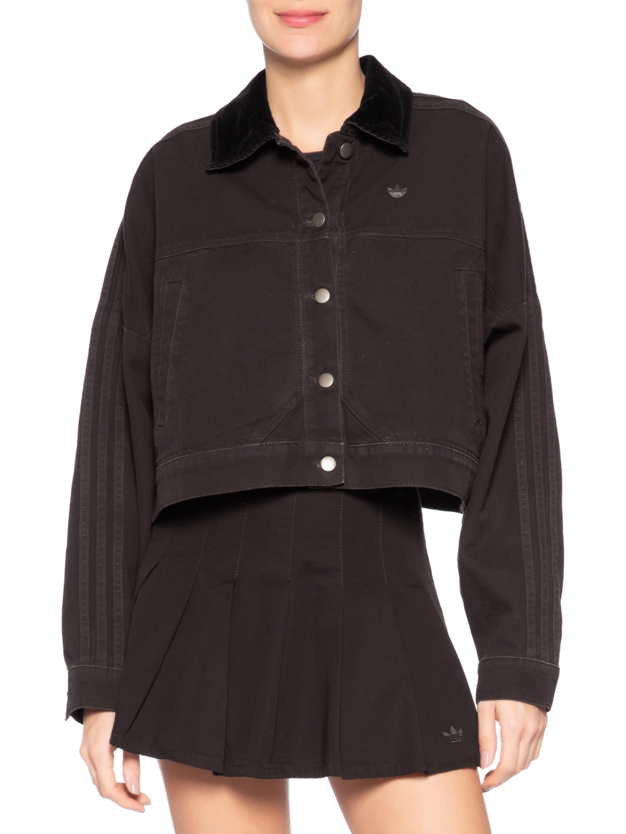 Jaqueta Feminina Essential Tp Marrom Adidas Originals