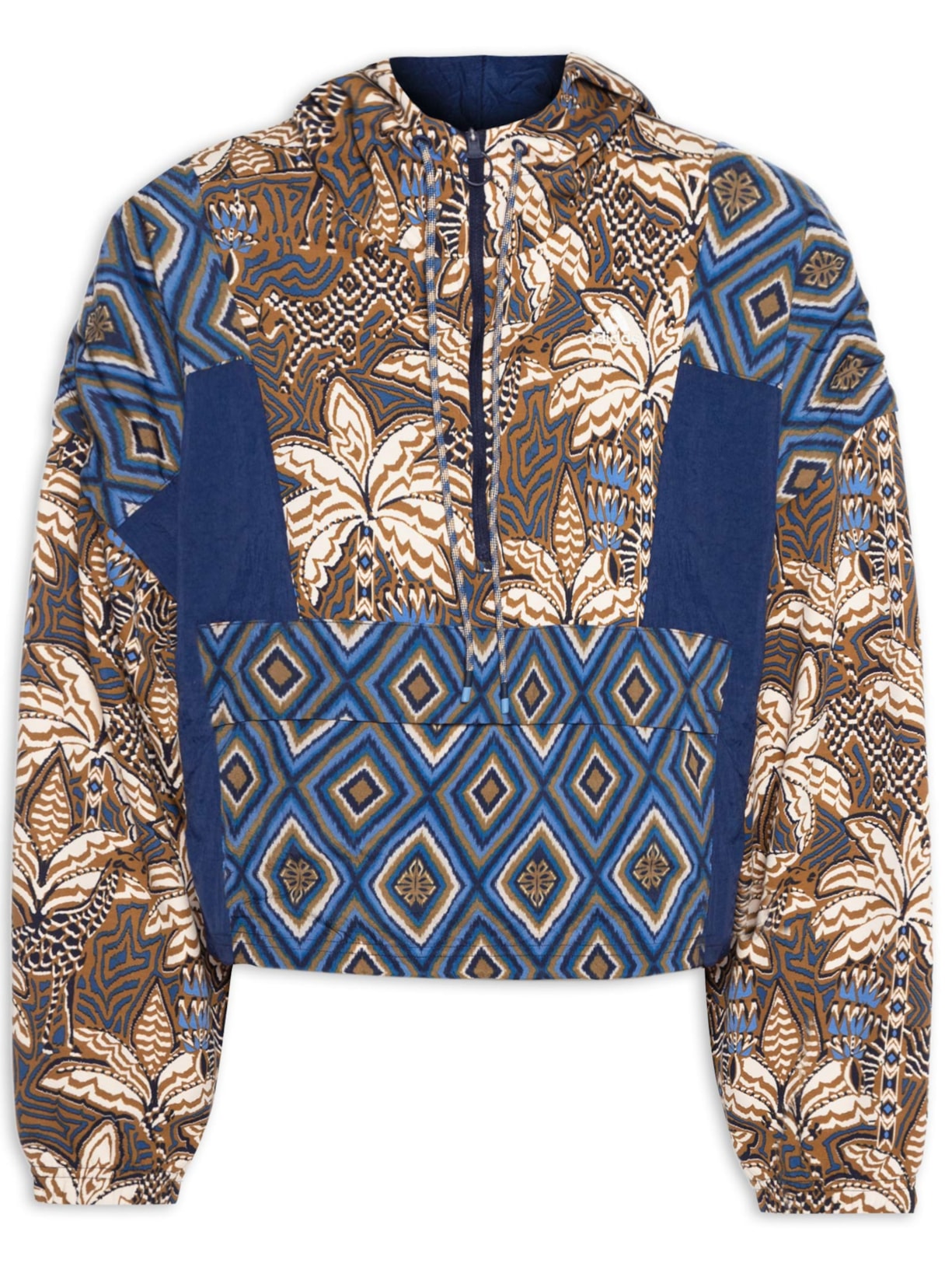 Jaqueta Feminina Estampada - Azul