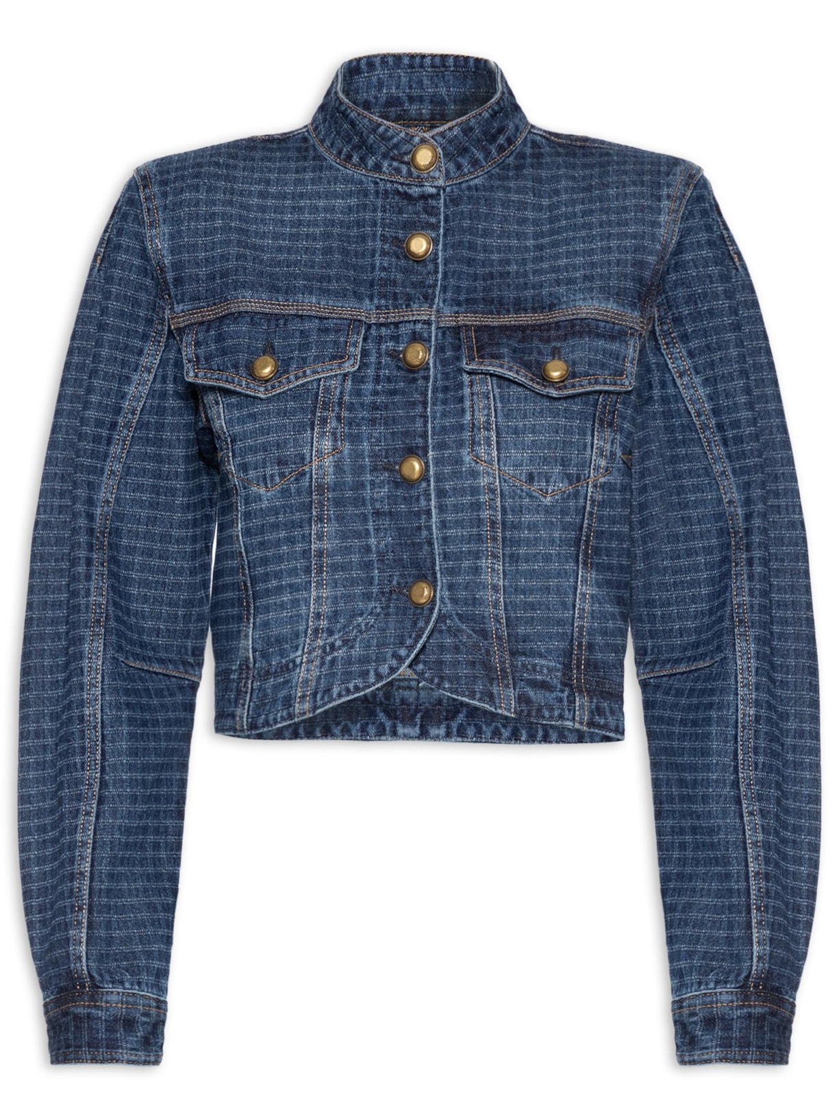 Jaqueta Feminina Eva Waffle Azul Bo.bô