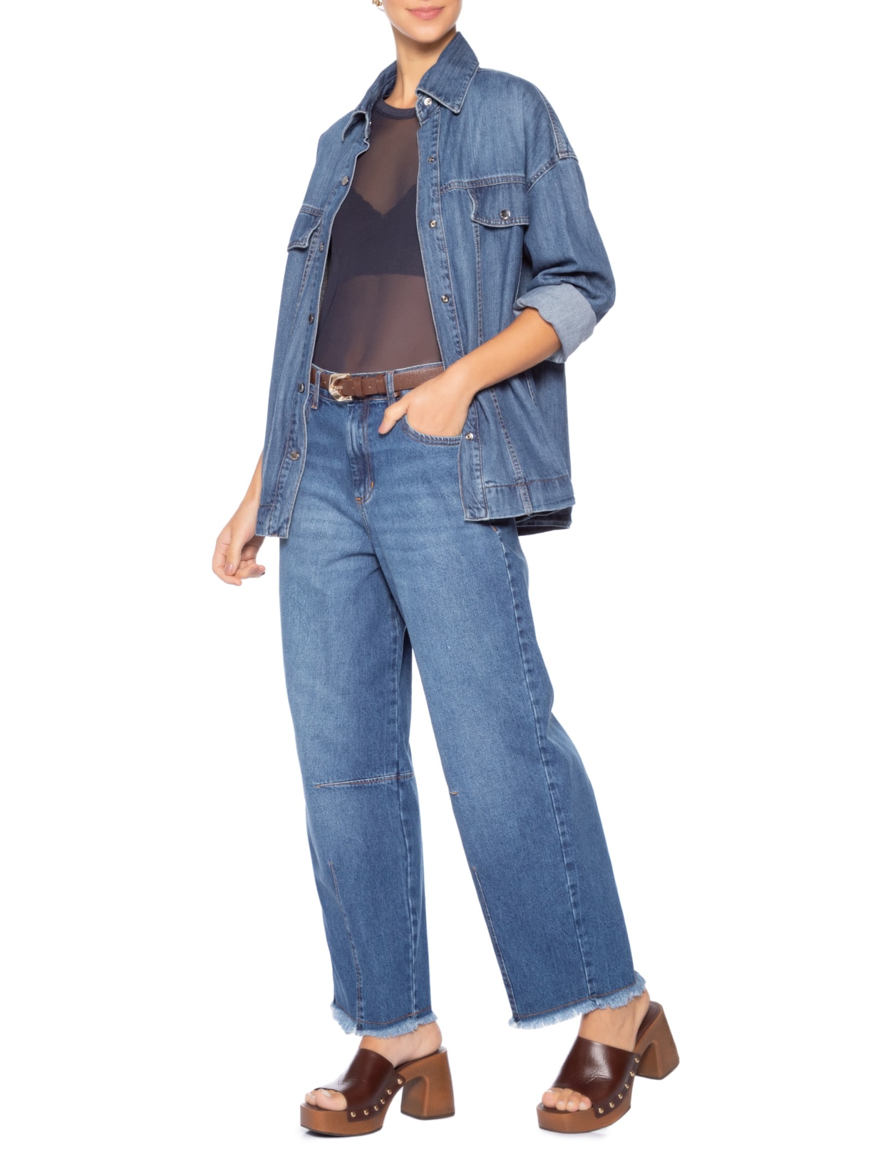 Jaqueta Feminina Fadia Azul Le Lis