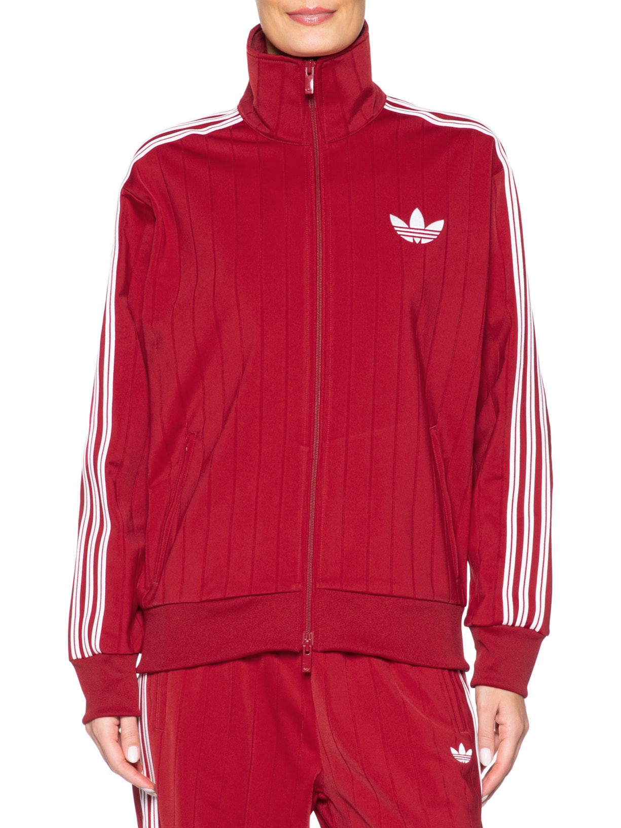 Jaqueta Feminina Firebird Adicolor Vermelho Adidas Originals