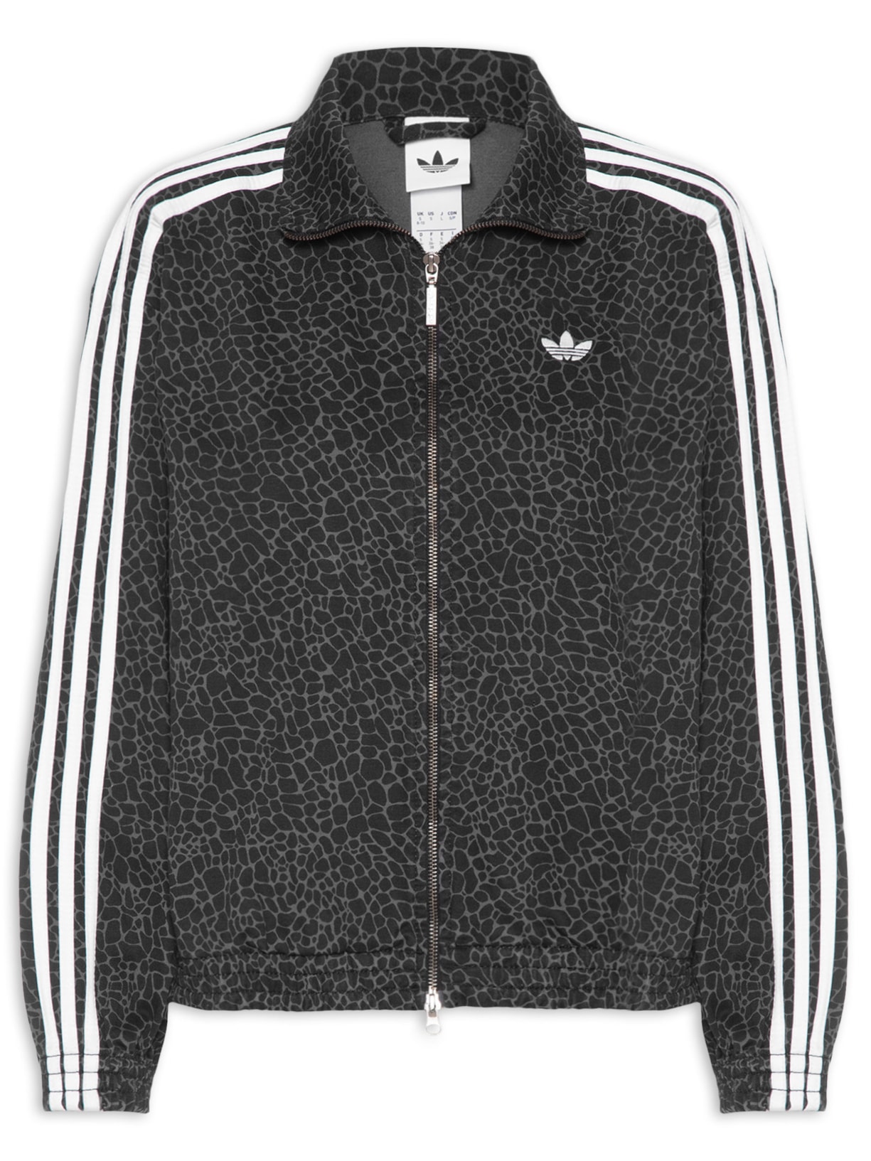 Jaqueta Feminina Firebird Oversized Denim Preto Adidas Originals