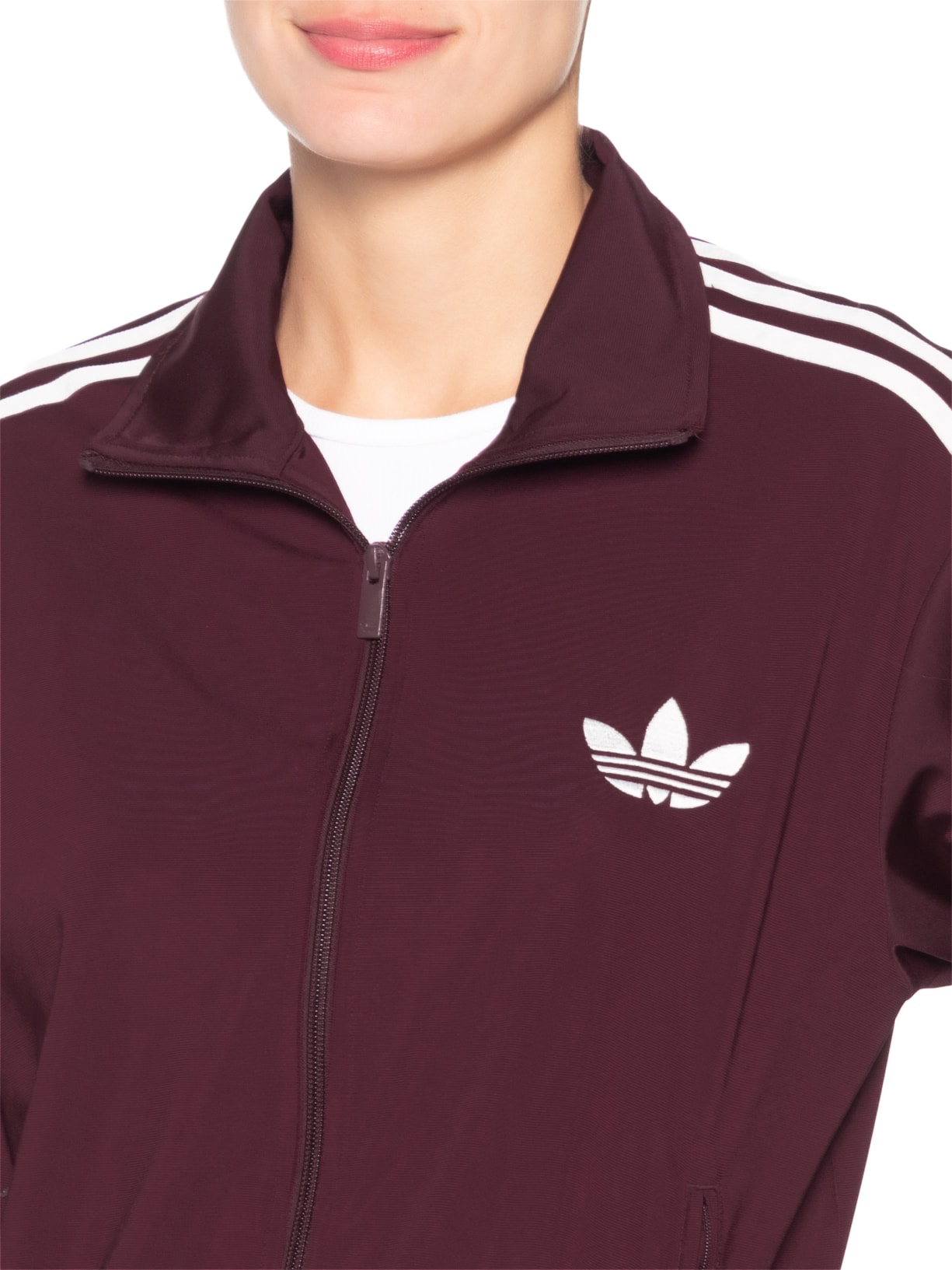 Jaqueta Feminina Firebird Tracktop Vermelho Adidas Originals