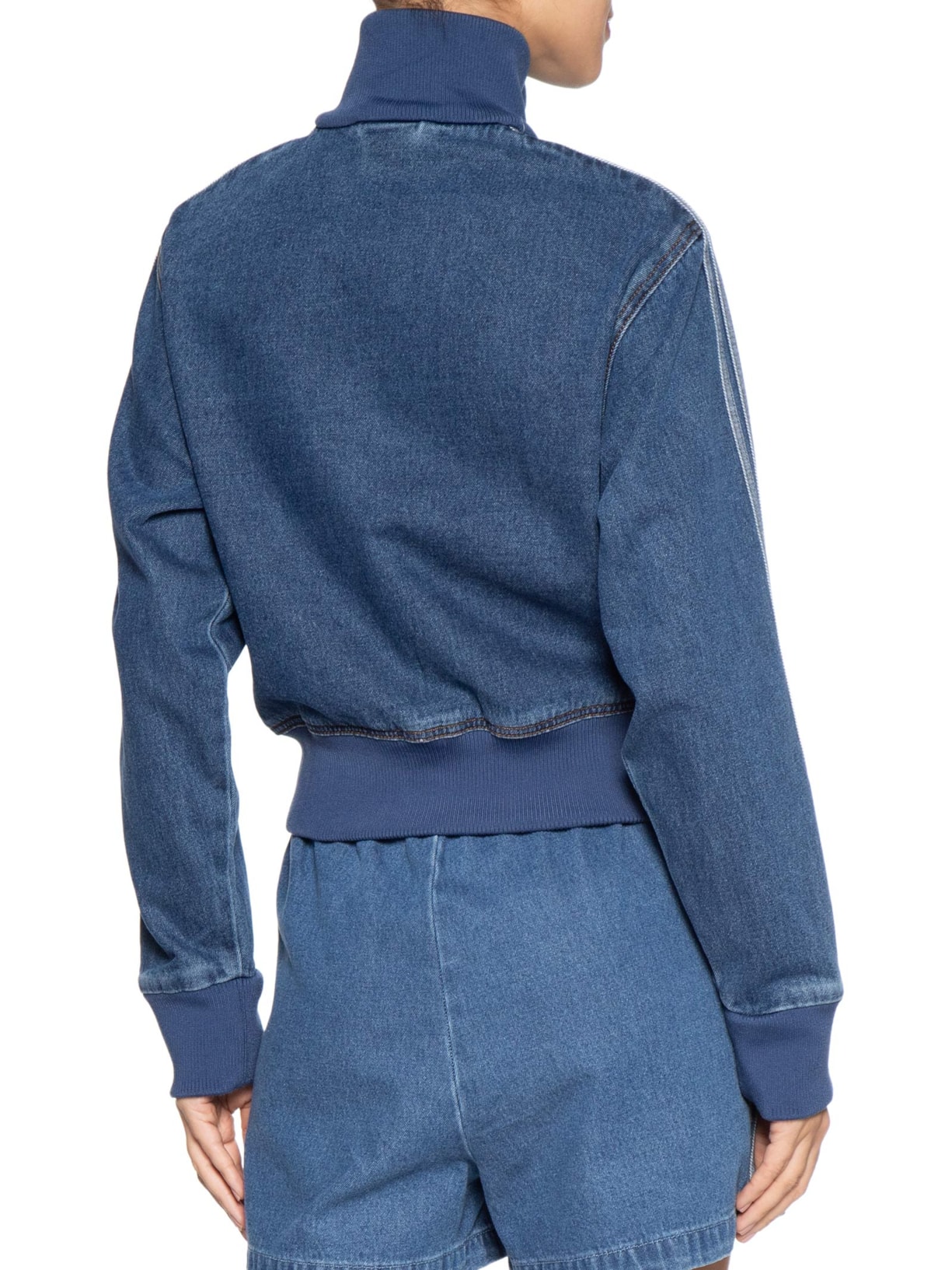 Jaqueta Feminina Firebird TT Denim Azul Adidas Originals