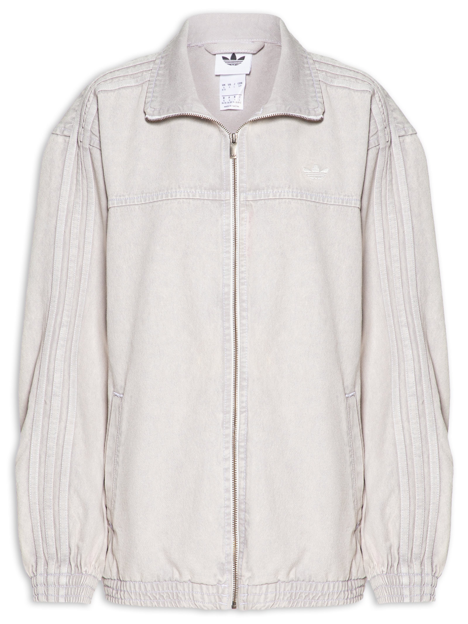 Jaqueta Feminina Firebird TT Denim – Cinza – Adidas Originals