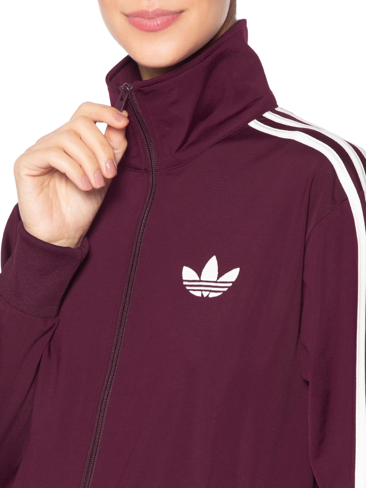 Jaqueta Feminina Firebird Tt Loose Vermelho Adidas Originals