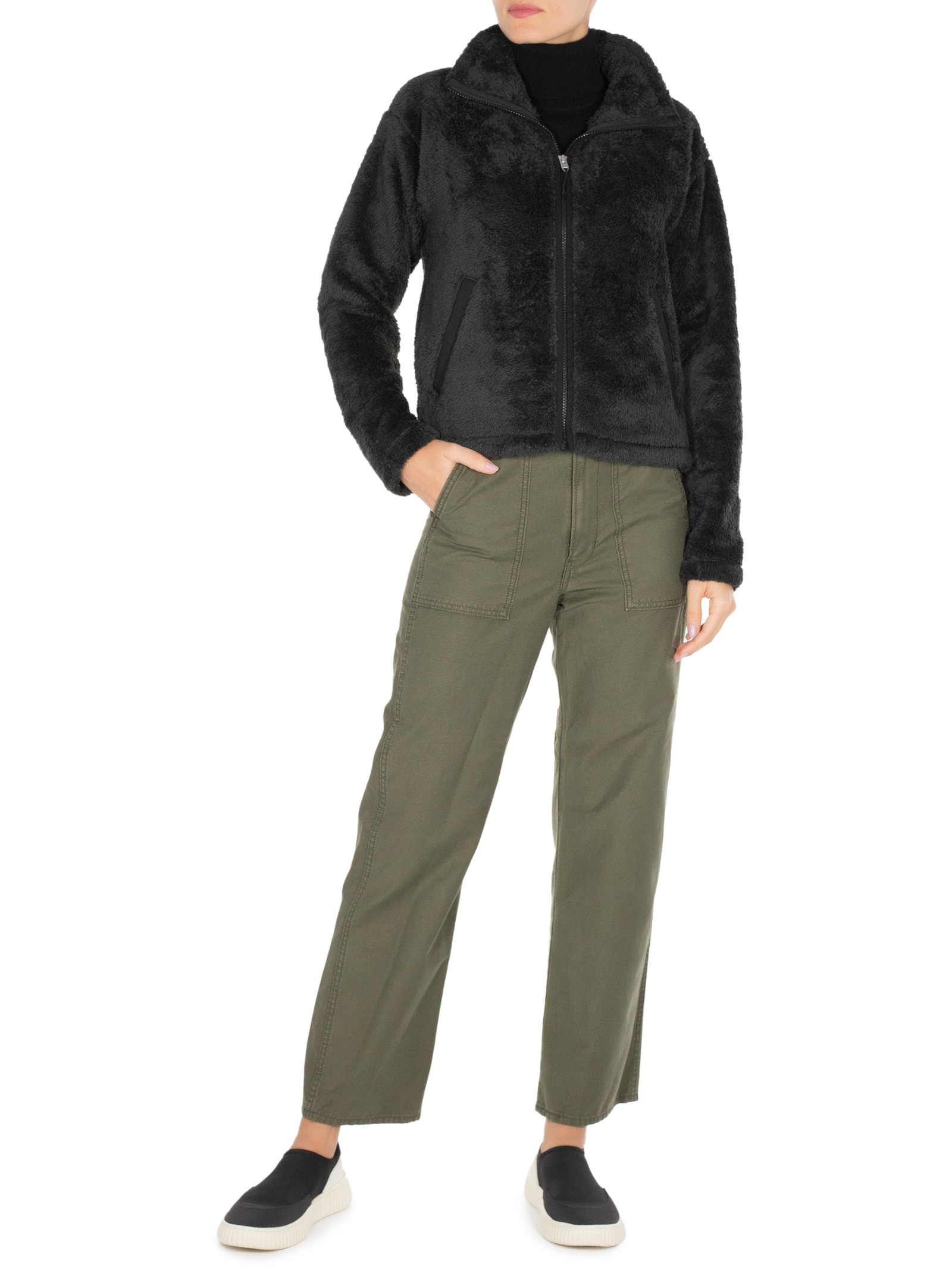 Jaqueta Feminina Furry Fleece 2.0 - The North Face - Preto