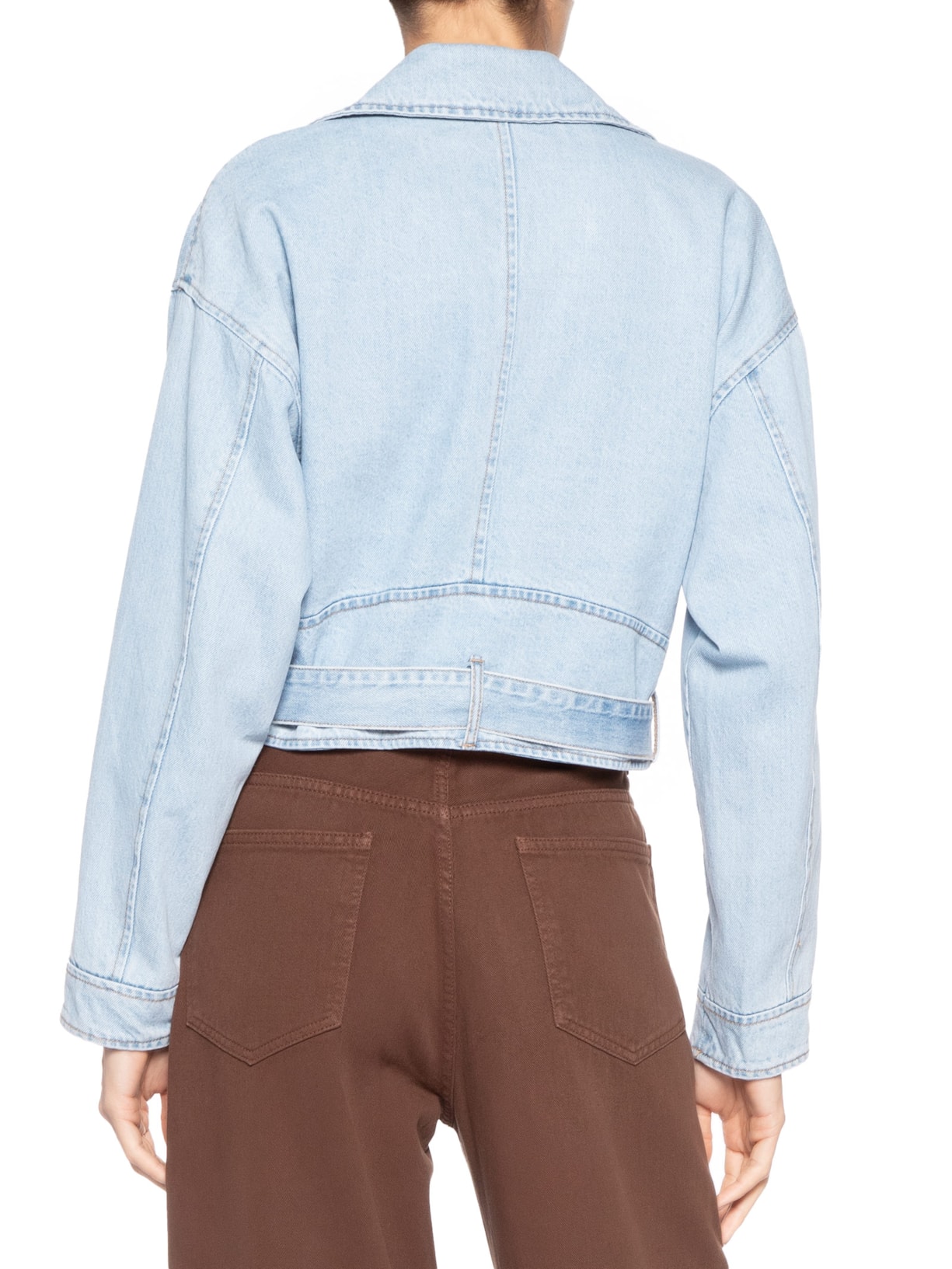 Jaqueta Feminina GIII Moto Denim Bubble Azul Levi's