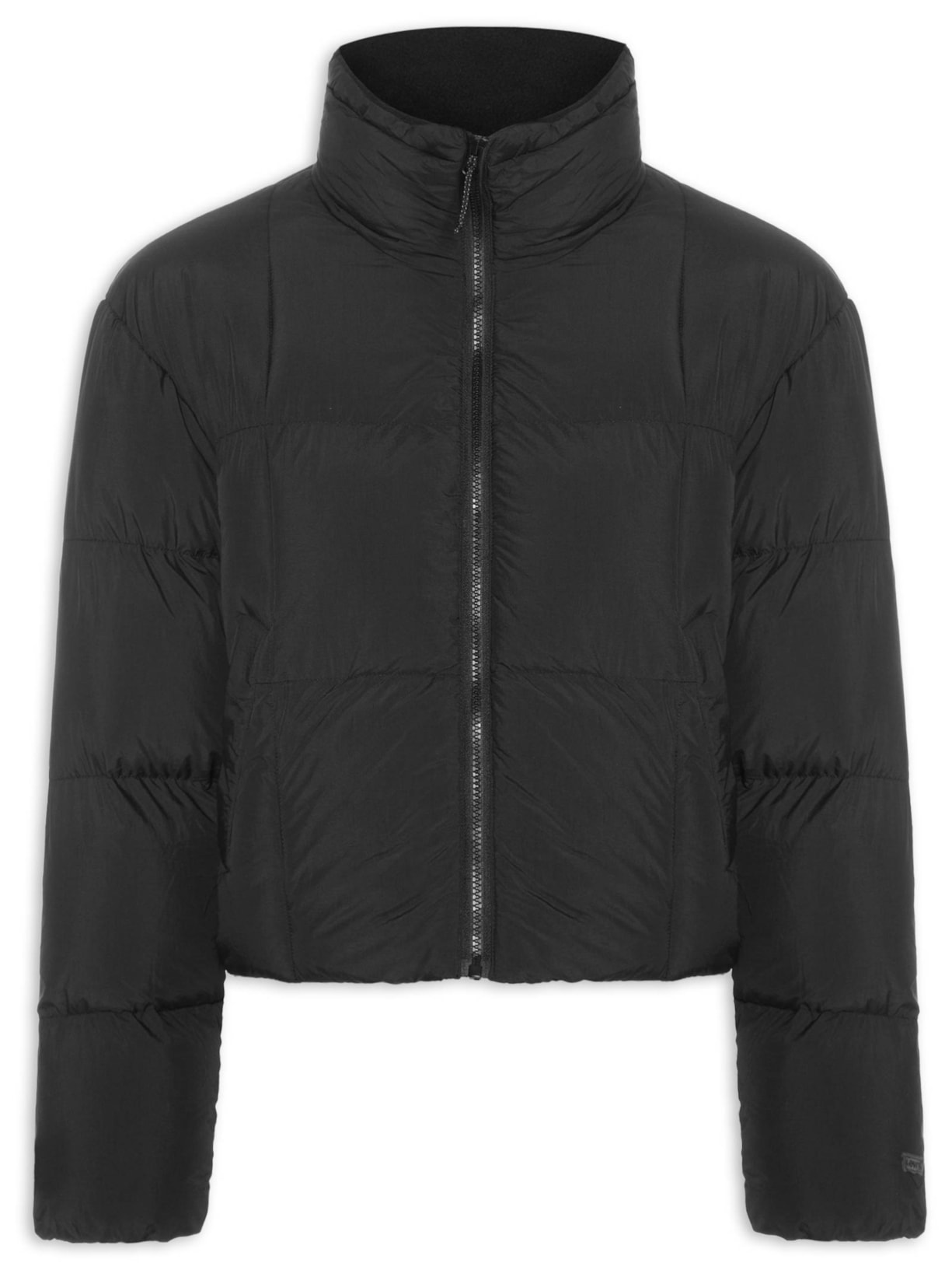 Jaqueta Feminina GIII Packable Quilted Puffer Preto Levi's