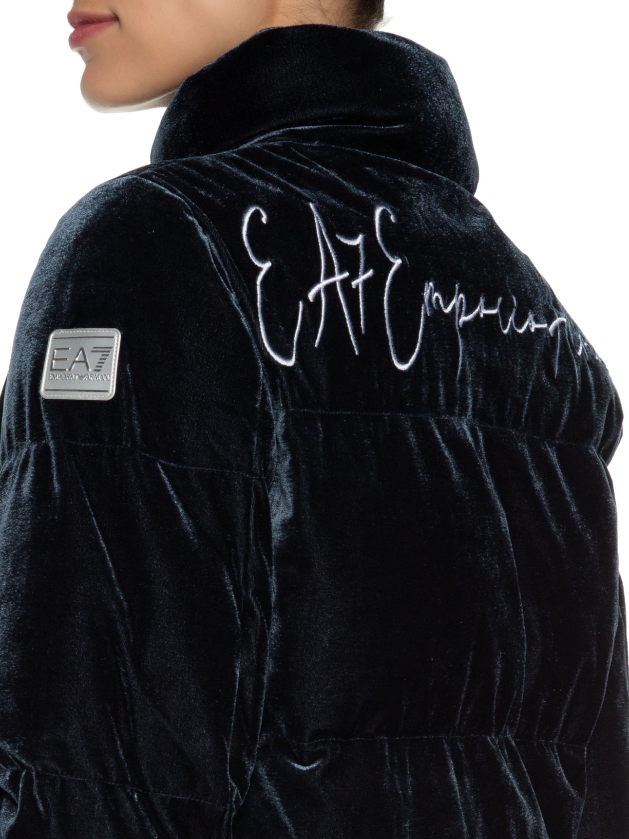 Jaqueta Feminina Giubbotto Azul Ea7 Emporio Armani