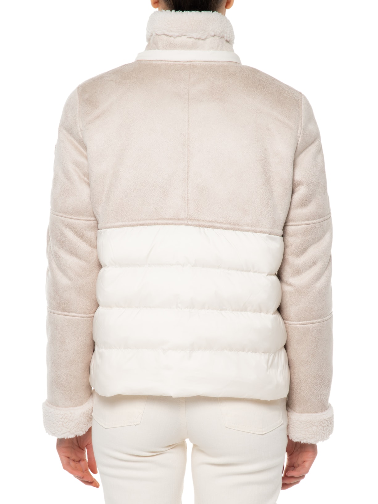 Jaqueta Feminina Giubbotto Bege Ea7 Emporio Armani