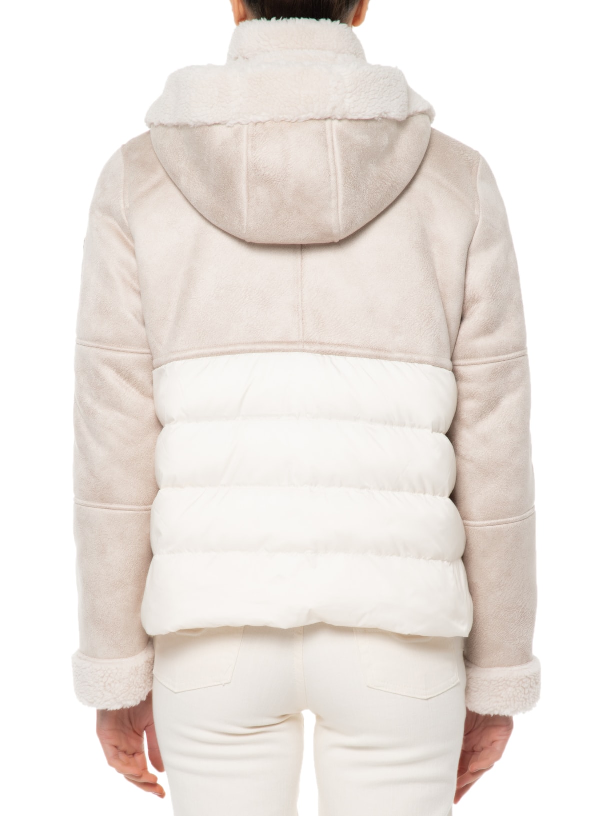 Jaqueta Feminina Giubbotto Bege Ea7 Emporio Armani