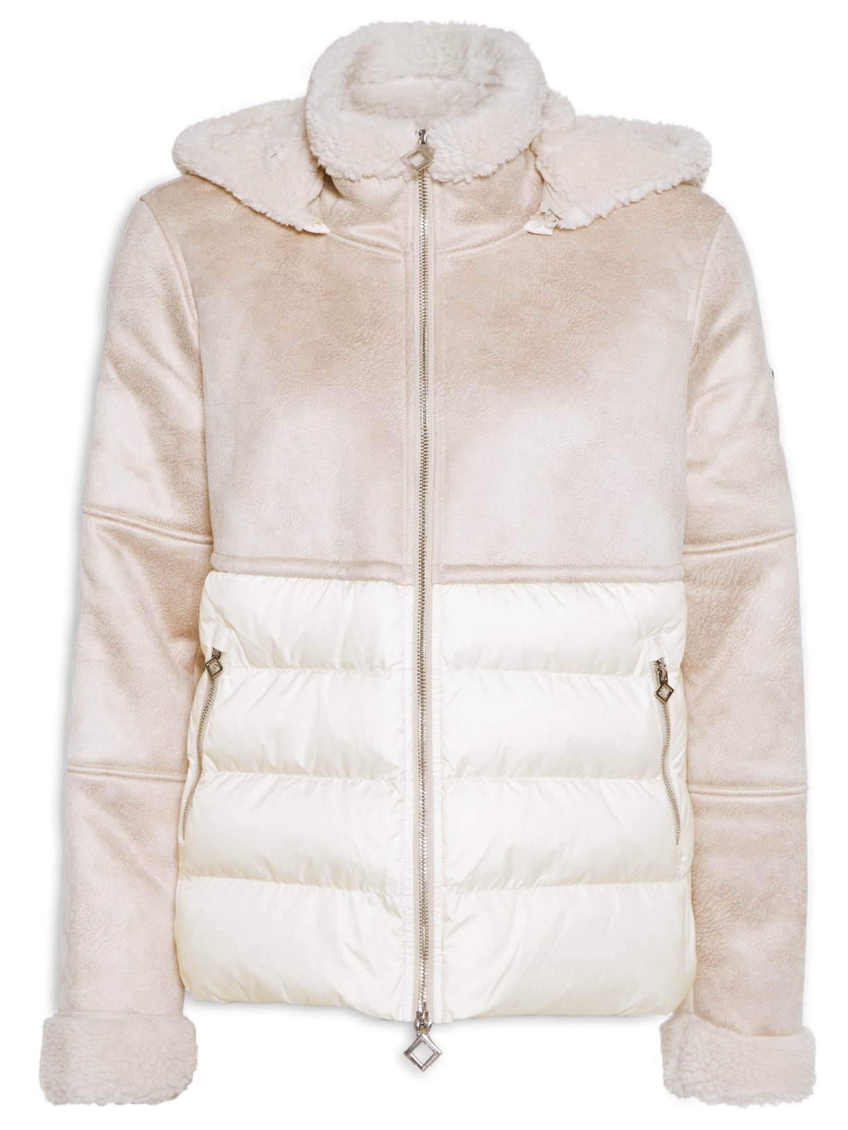 Jaqueta Feminina Giubbotto Bege Ea7 Emporio Armani