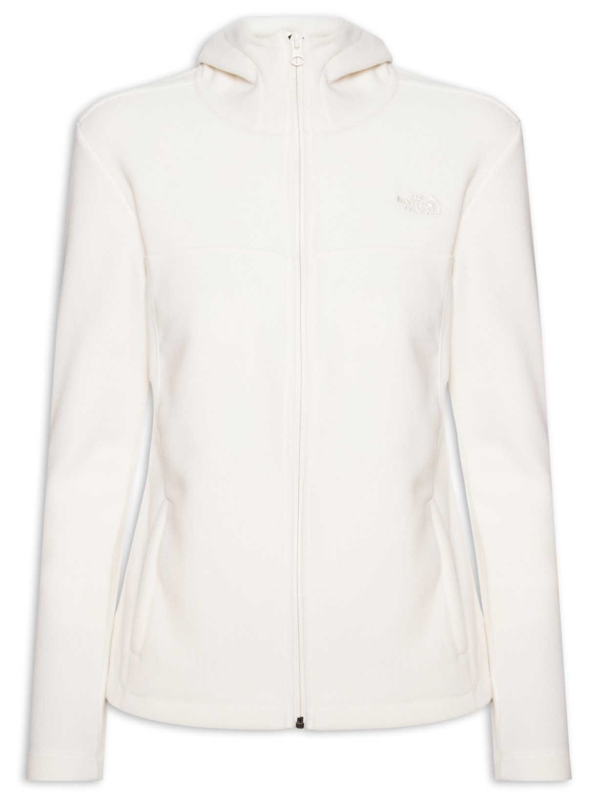 Jaqueta Feminina Glacier Full Zip Hoodie - Branco
