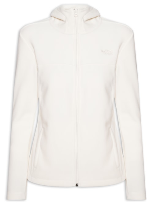 Jaqueta Feminina Glacier Full Zip Hoodie - Branco
