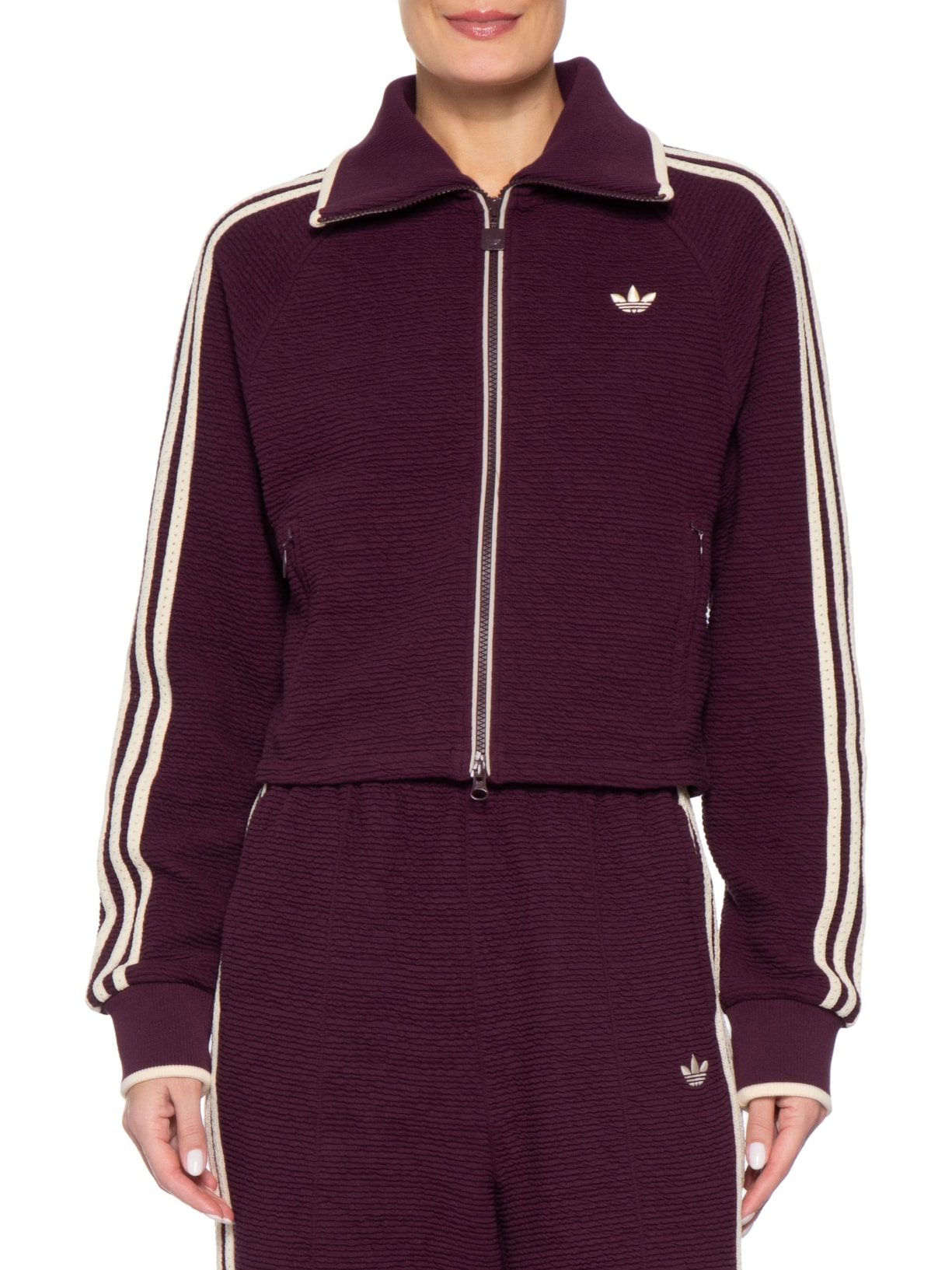 Jaqueta Feminina Gola Alta Originals Vermelho Adidas Originals