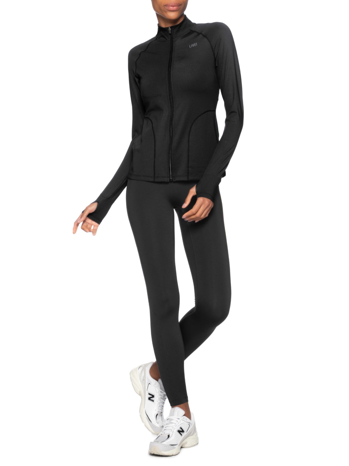 Jaqueta Feminina Grafeno Fresh Pro Preto Live!