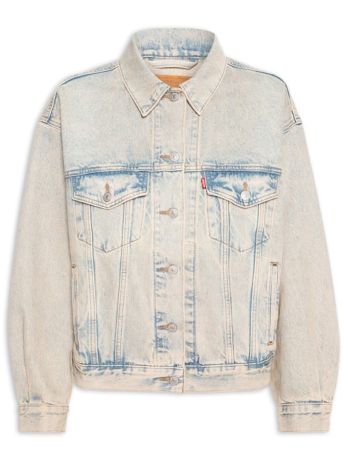 Jaqueta Feminina Jeans 90S Trucker - Azul