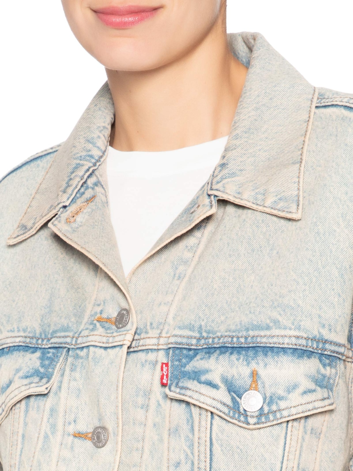 Jaqueta Feminina  Jeans 90S Trucker Azul Levi's