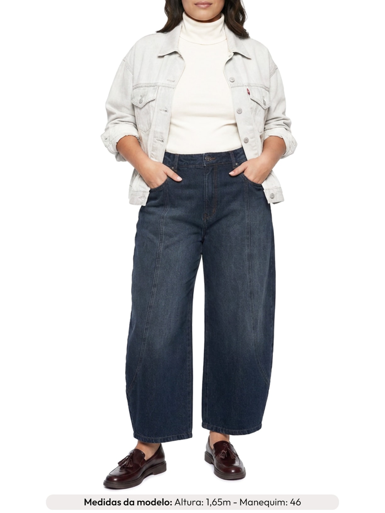 Jaqueta Feminina Jeans 90S Trucker Cinza Levi's