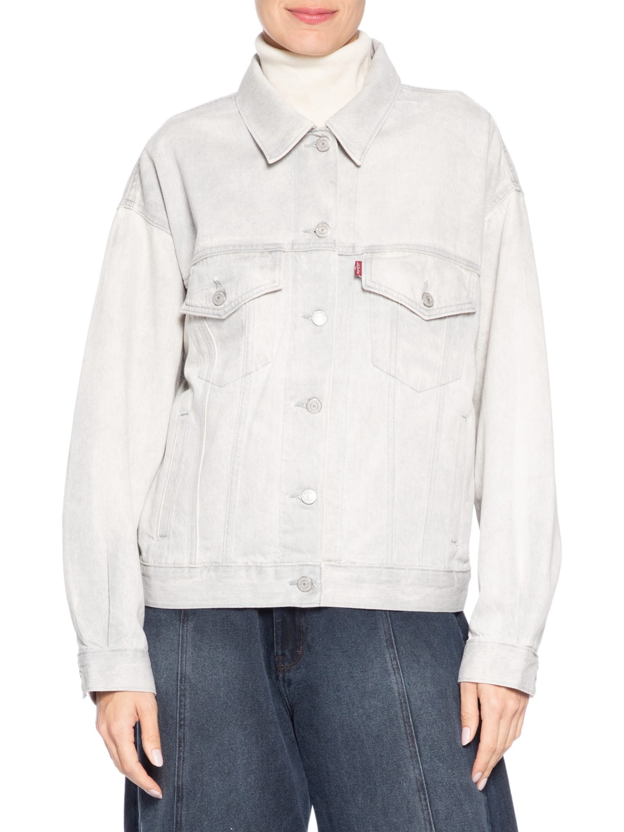 Jaqueta Feminina Jeans 90S Trucker Cinza Levi's