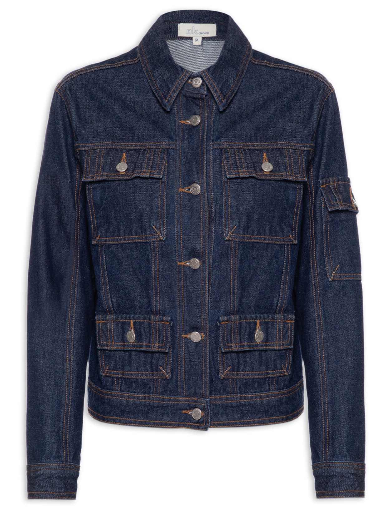 Jaqueta Feminina Jeans Amaciado Manoela - Azul