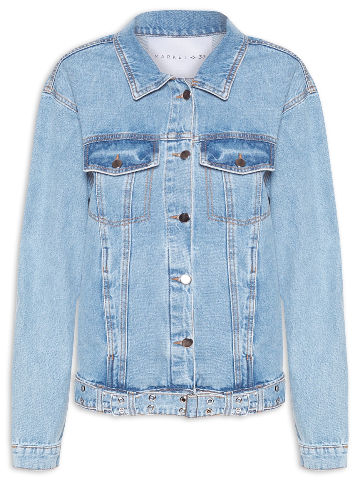 Jaqueta Feminina Jeans - Azul