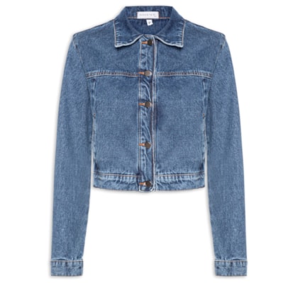 Jaqueta Feminina Jeans - Azul