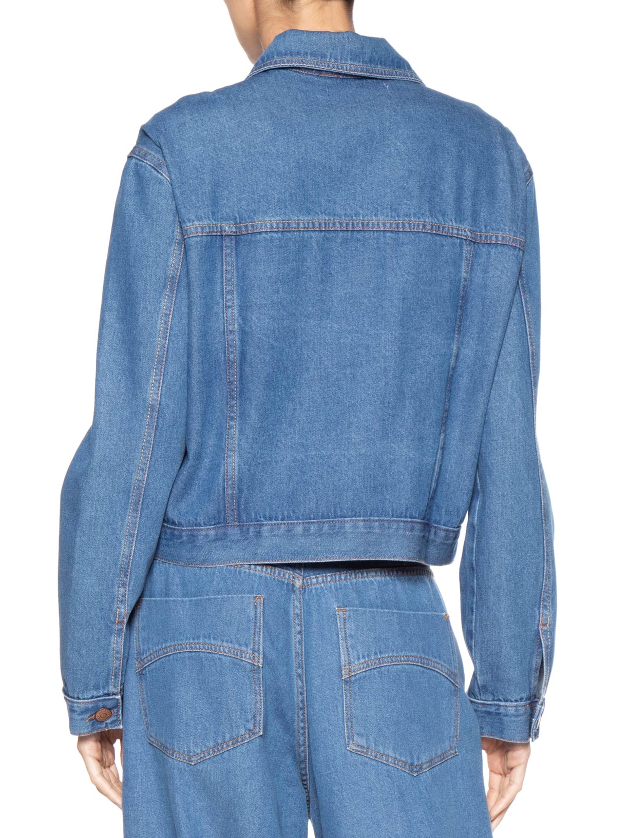 Jaqueta Feminina Jeans Baby Blue Azul Dress To