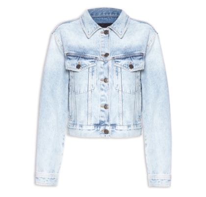 Jaqueta Feminina Jeans Basic - Azul