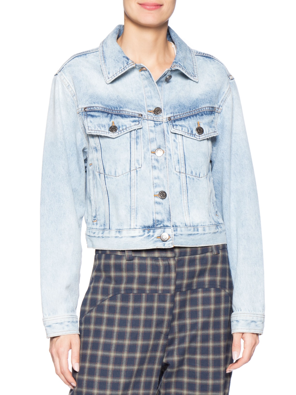 Jaqueta Feminina Jeans Basic Azul Animale Jeans