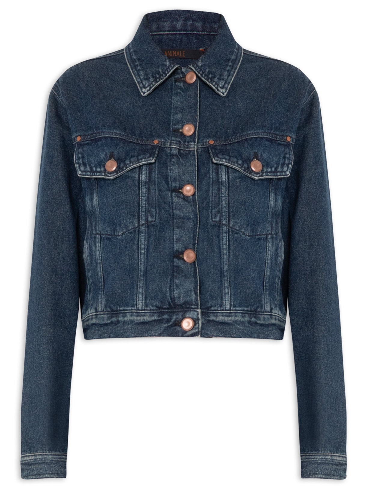 Jaqueta Feminina Jeans Basic Blue - Azul