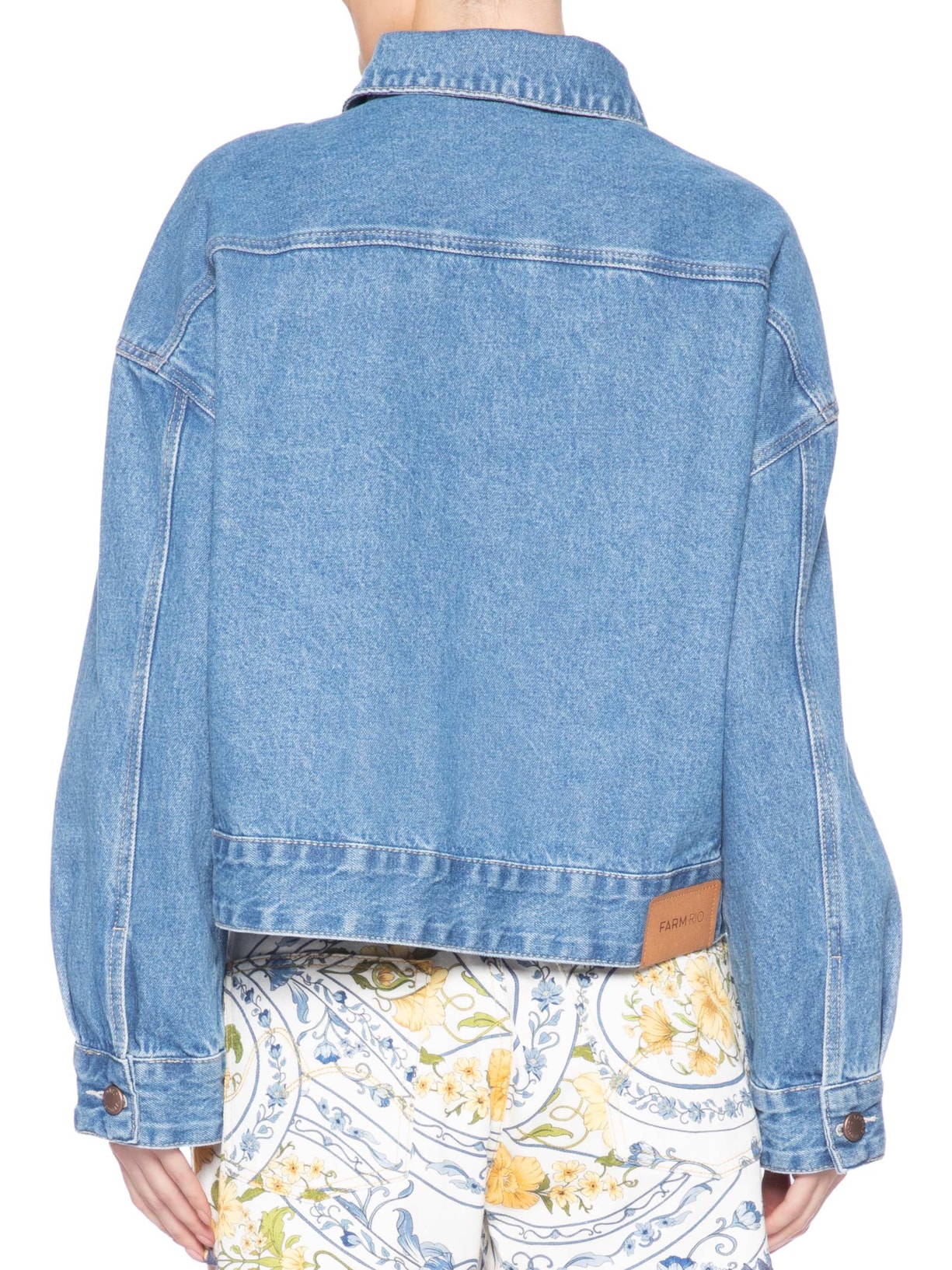 Jaqueta Feminina  Jeans Básica Azul Farm