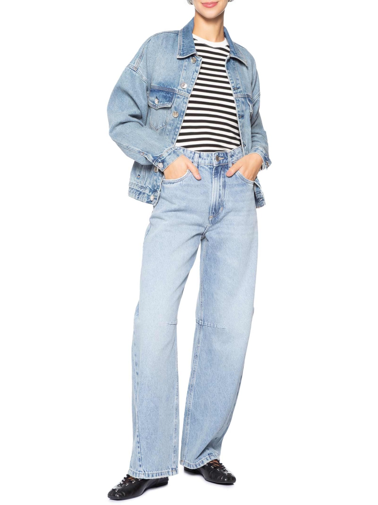 Jaqueta Feminina Jeans Bomber Azul Animale Jeans