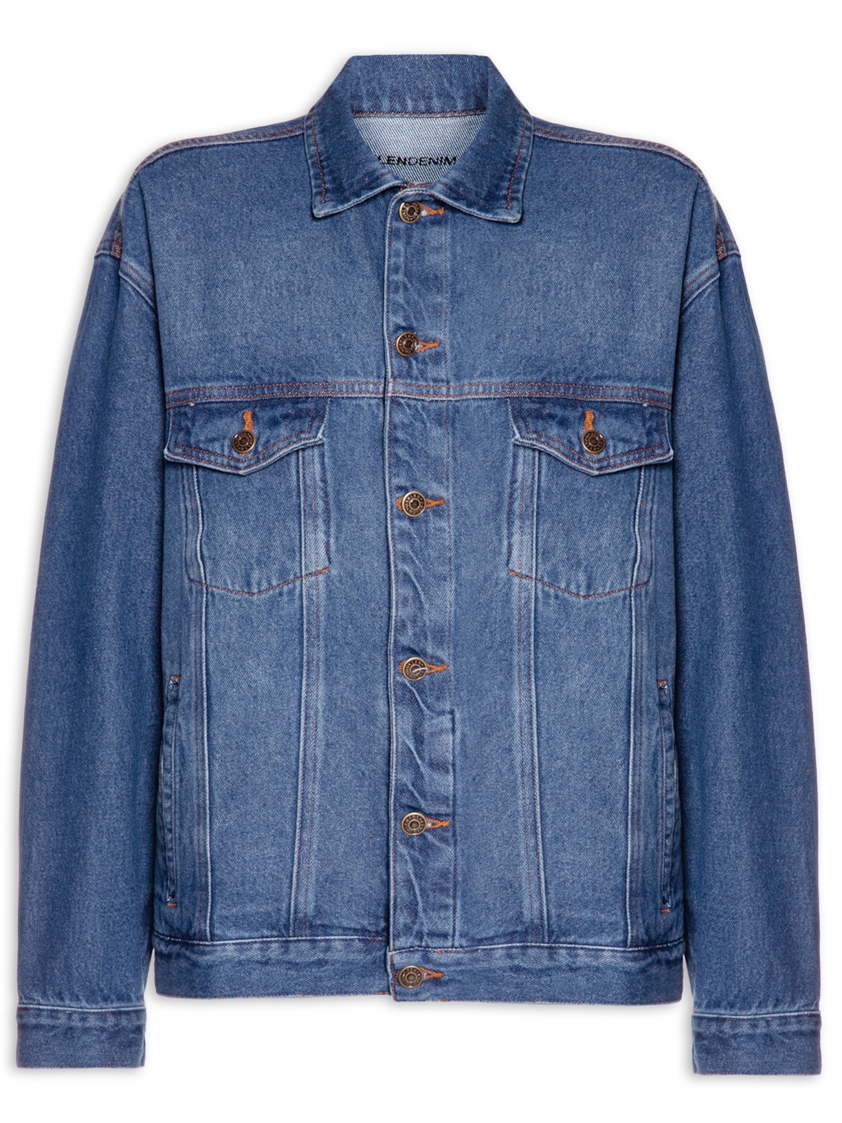 Jaqueta Feminina Jeans Boyfriend - Azul