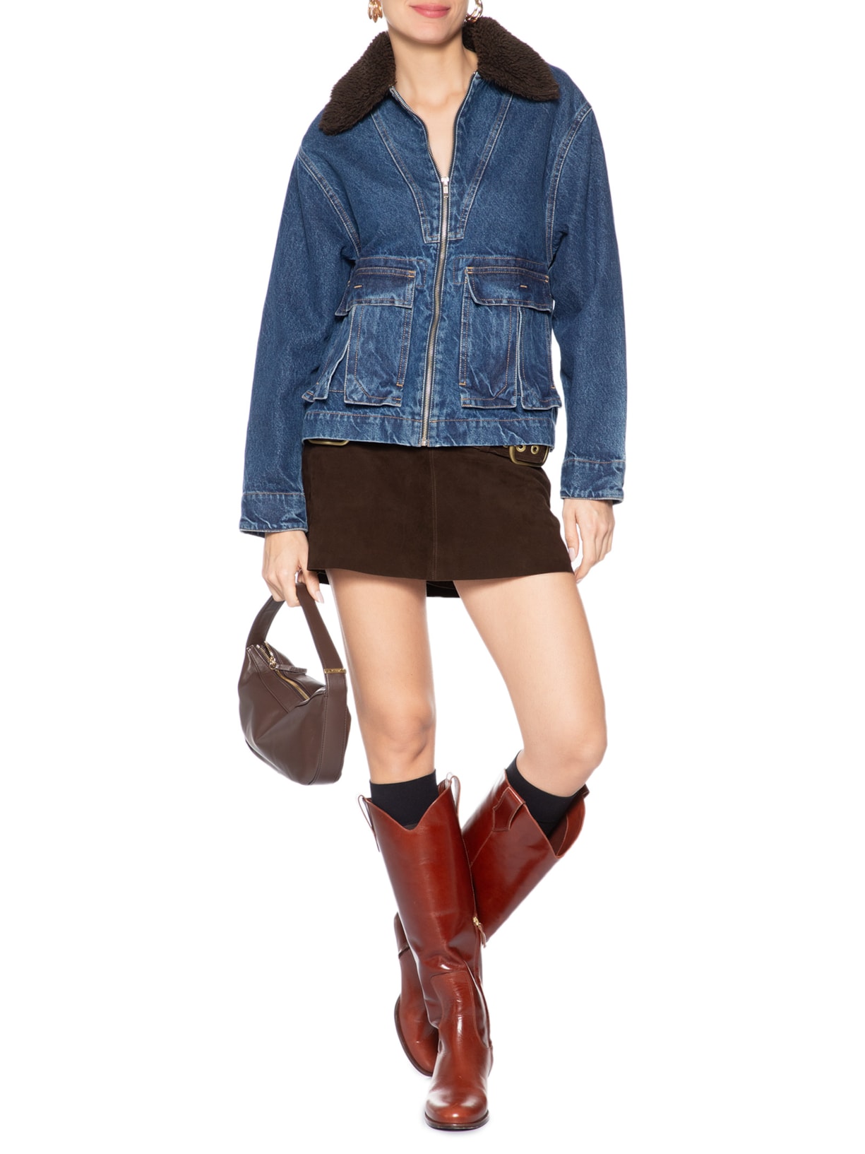 Jaqueta Feminina Jeans Ester Azul Nk