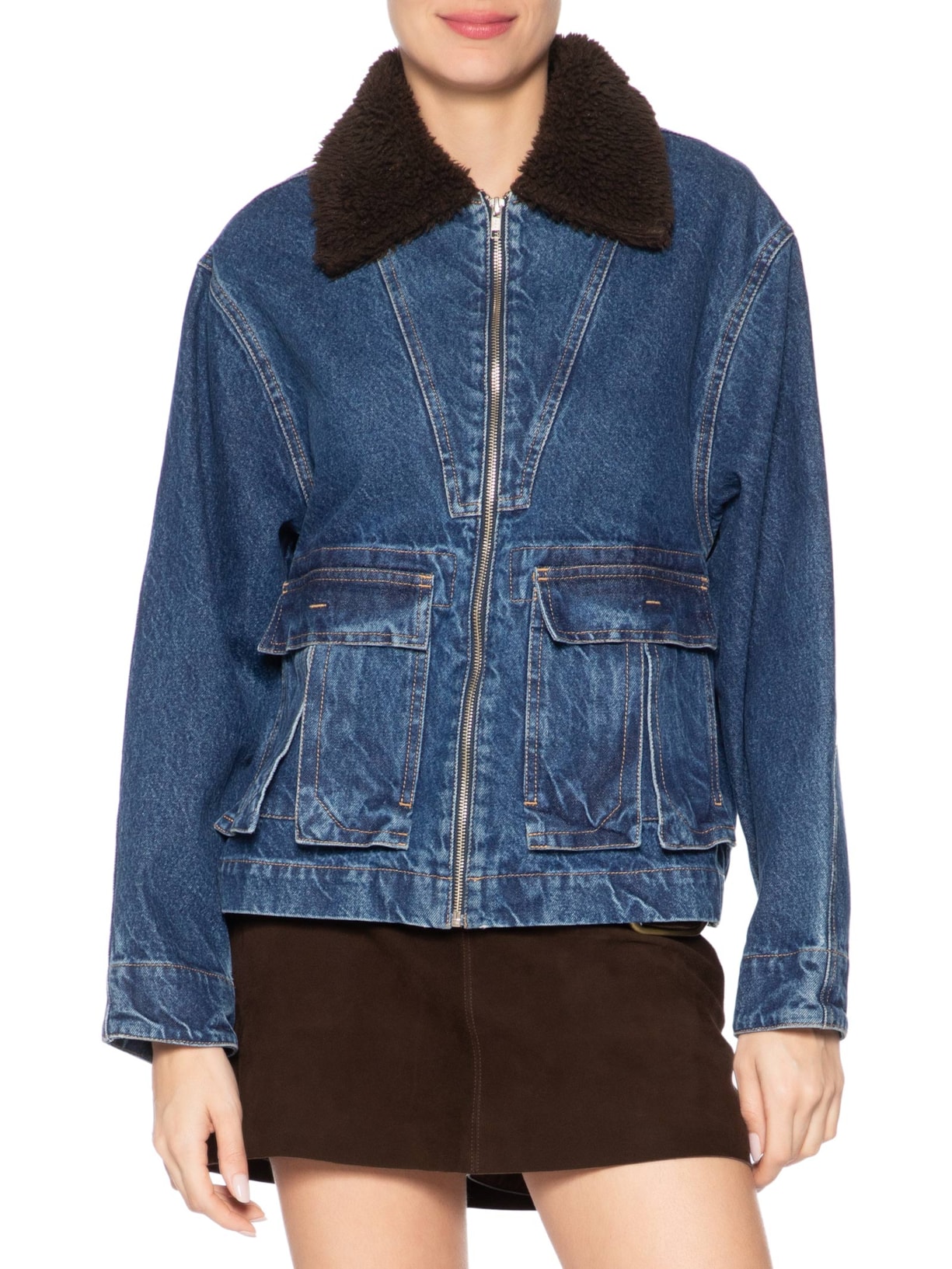 Jaqueta Feminina Jeans Ester Azul Nk