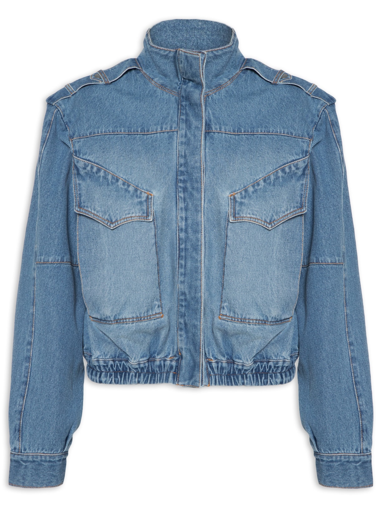 Jaqueta Feminina Jeans Jilon - Azul