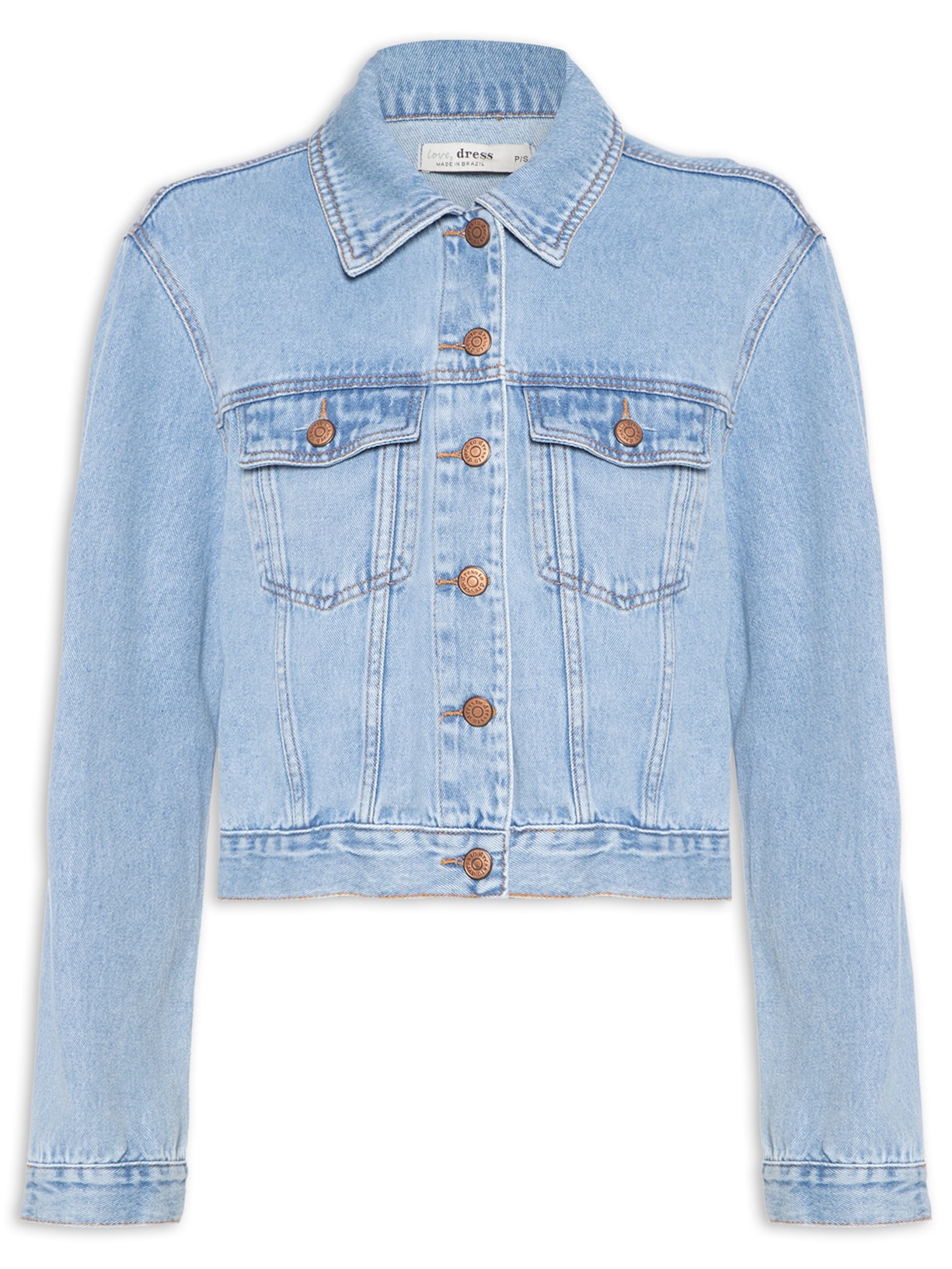 Jaqueta Feminina Jeans Love - Azul