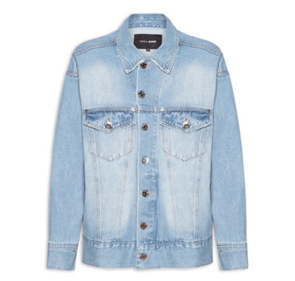 Jaqueta Feminina Jeans Overboy - Azul
