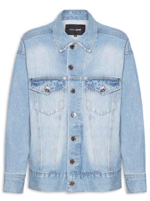 Jaqueta Feminina Jeans Overboy - Azul