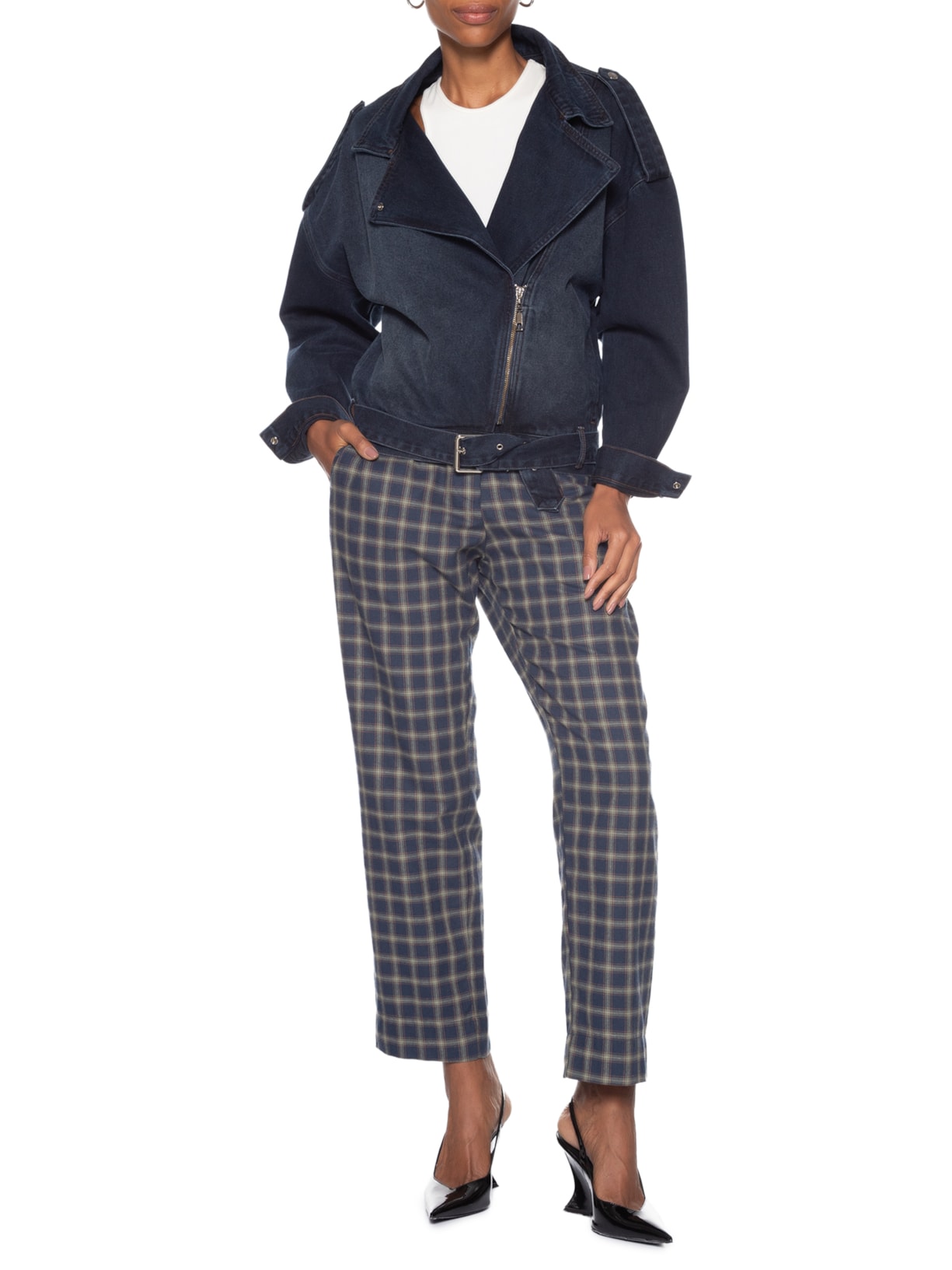 Jaqueta Feminina Jeans Perfecto Dark Blue Azul Animale Jeans