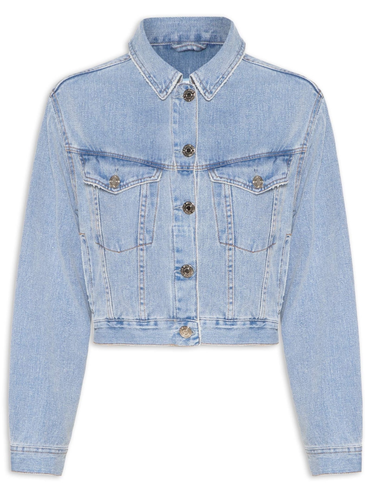 Jaqueta Feminina Jeans Trucker Royal Azul Animale Jeans