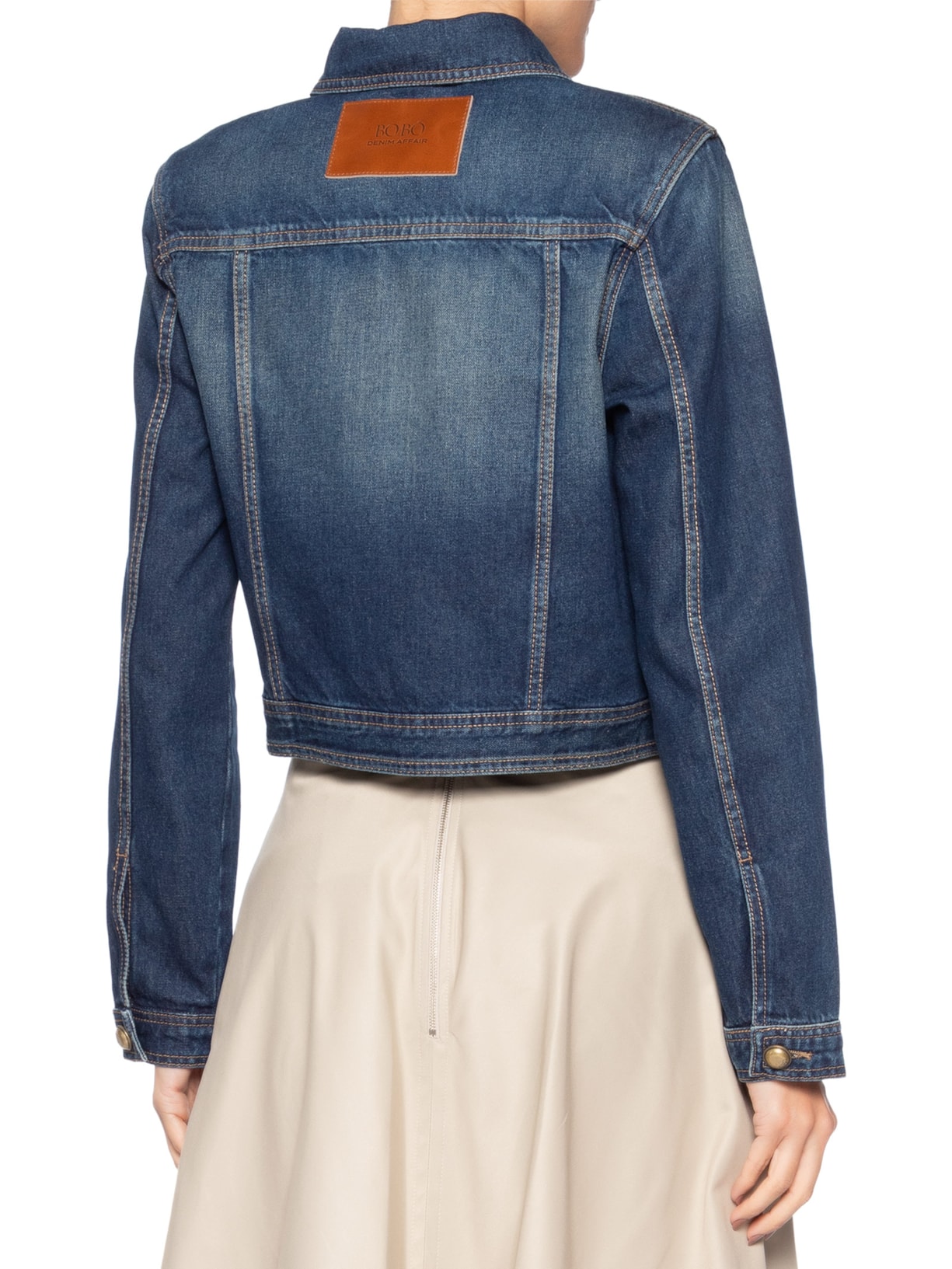 Jaqueta Feminina Jolie Aged Azul Bo.bô