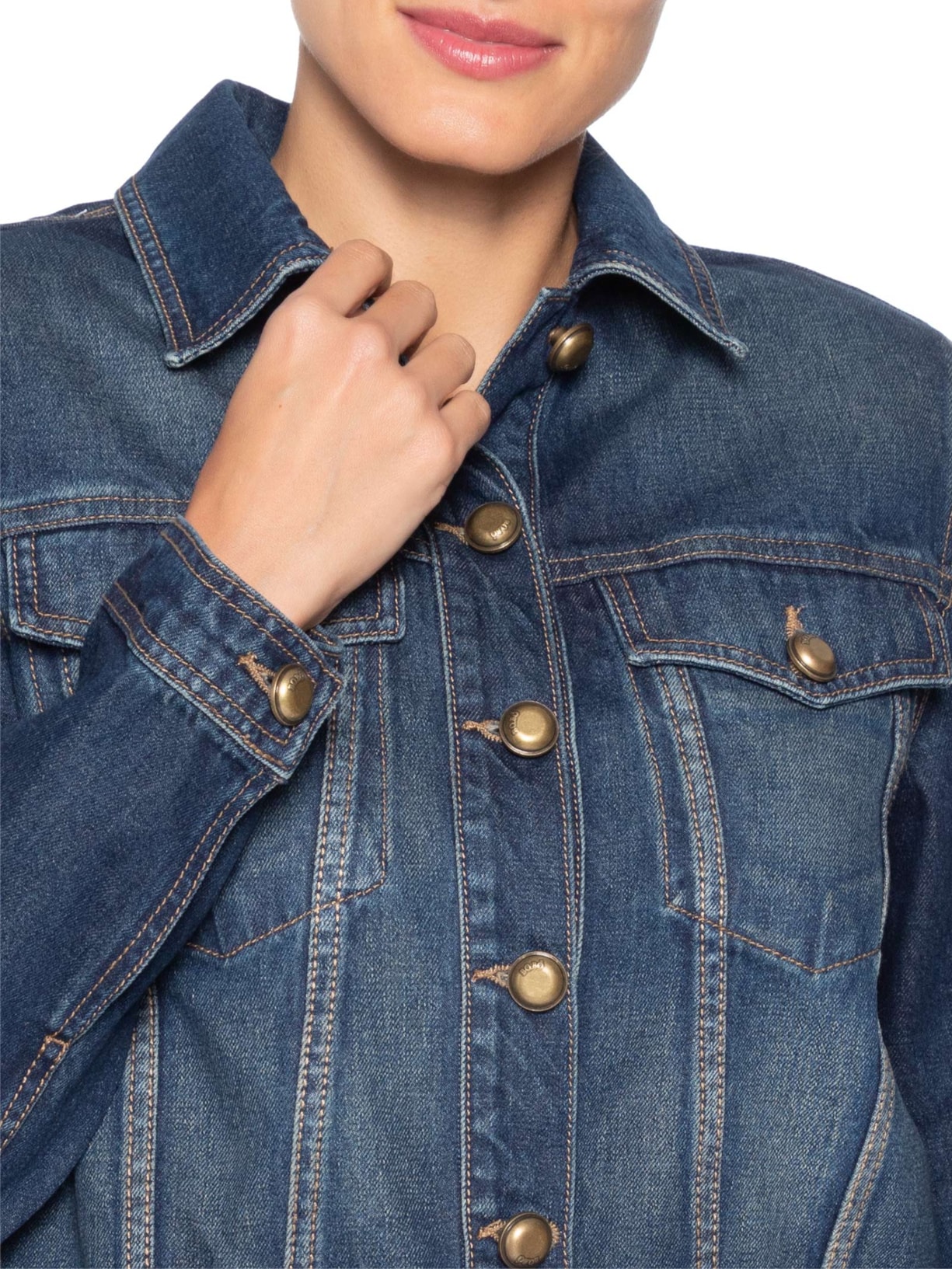 Jaqueta Feminina Jolie Aged Azul Bo.bô