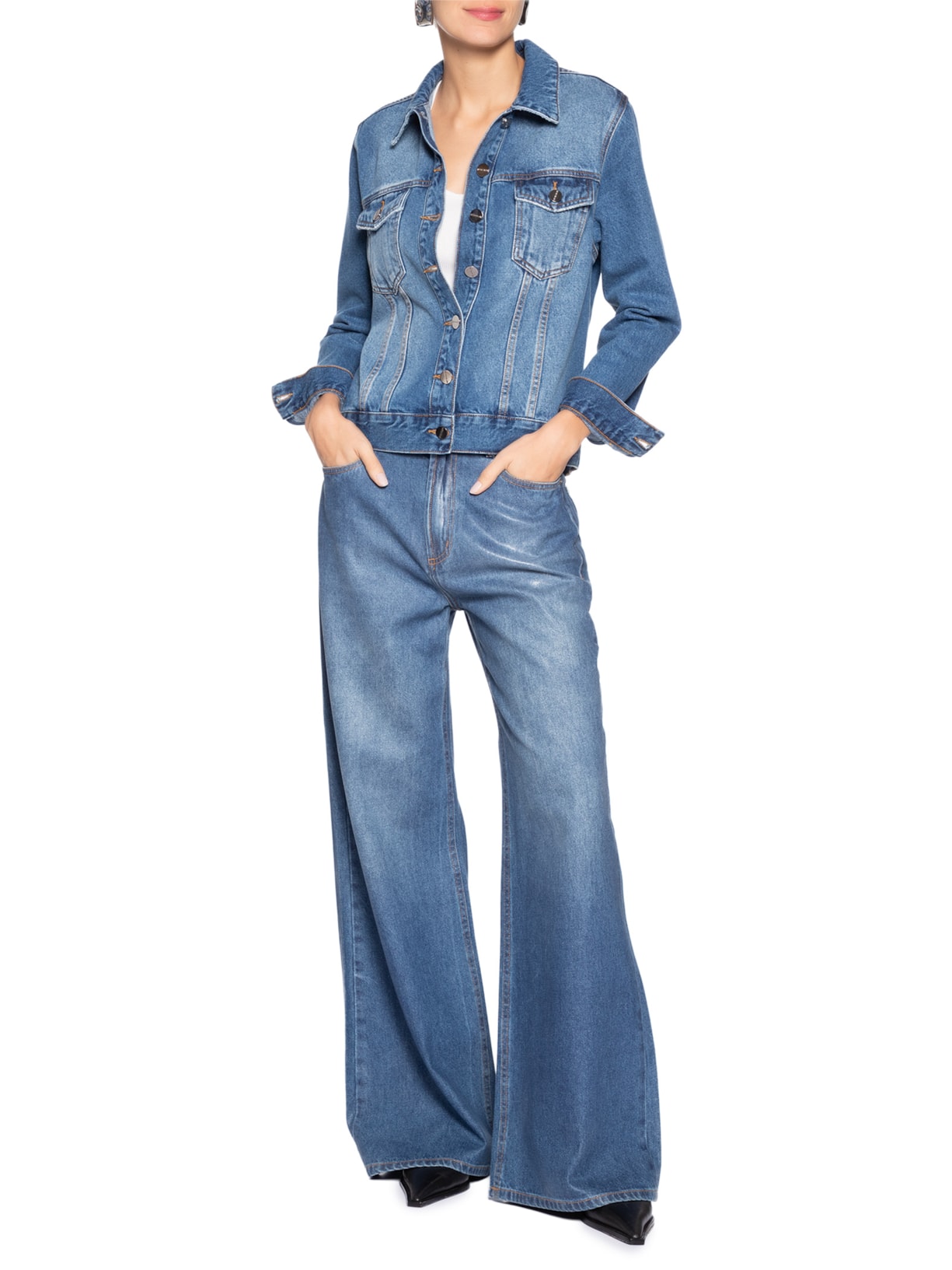 Jaqueta Feminina Jovina Azul Le Lis