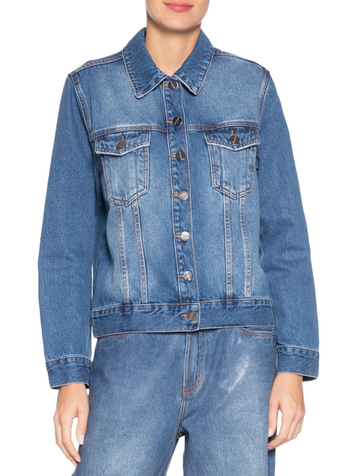 Jaqueta Feminina Jovina Azul Le Lis