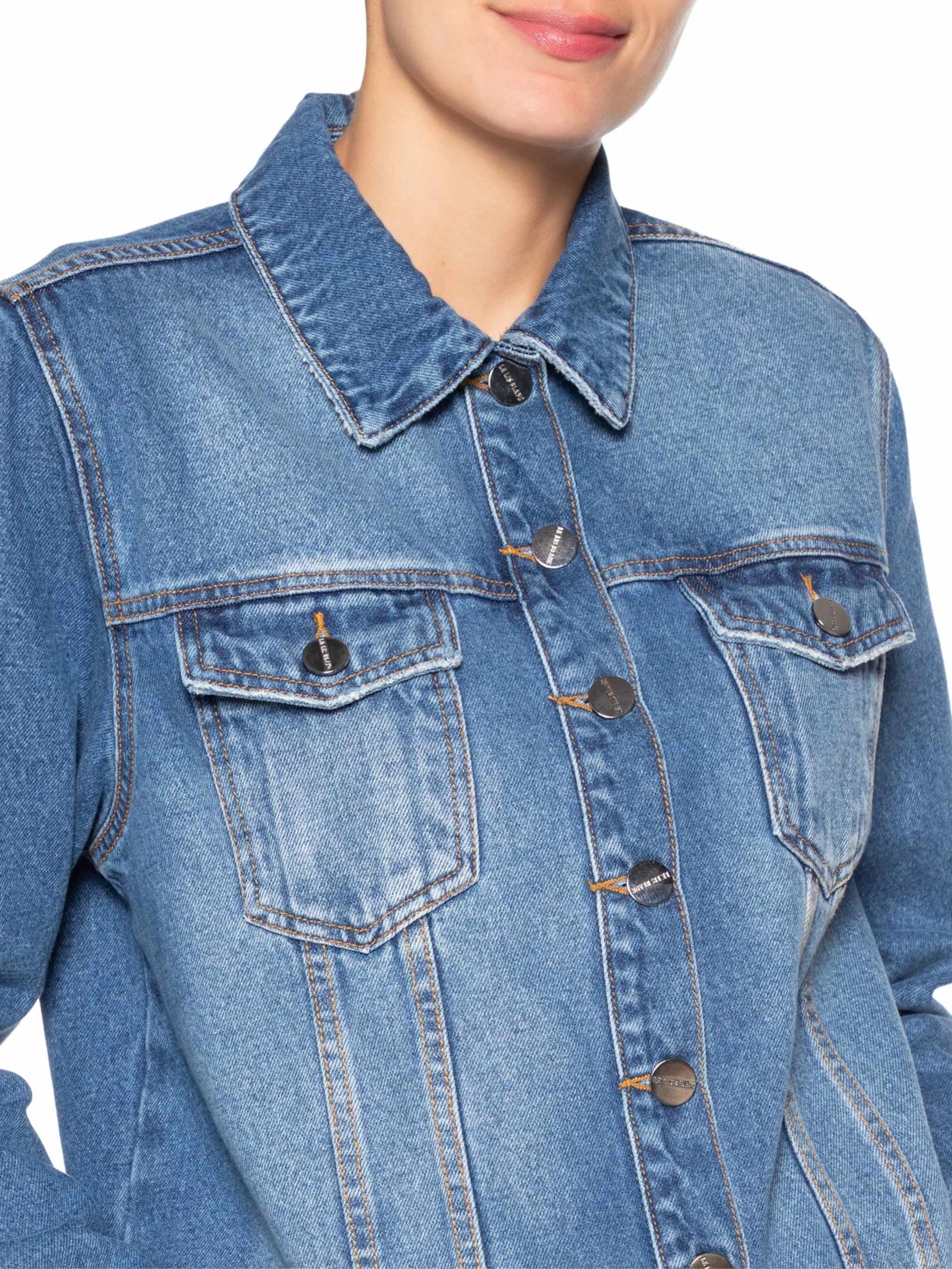 Jaqueta Feminina Jovina Azul Le Lis