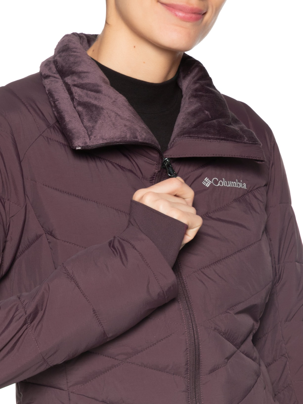 Jaqueta Feminina Joy Peak II Full Zip Roxo Columbia